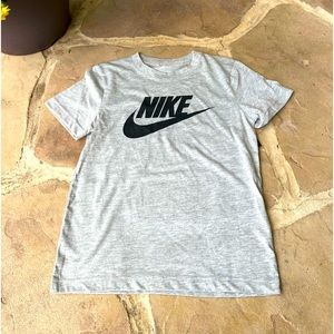 Nike, Gray Heather, Short Sleeve, Shirt, Size 7